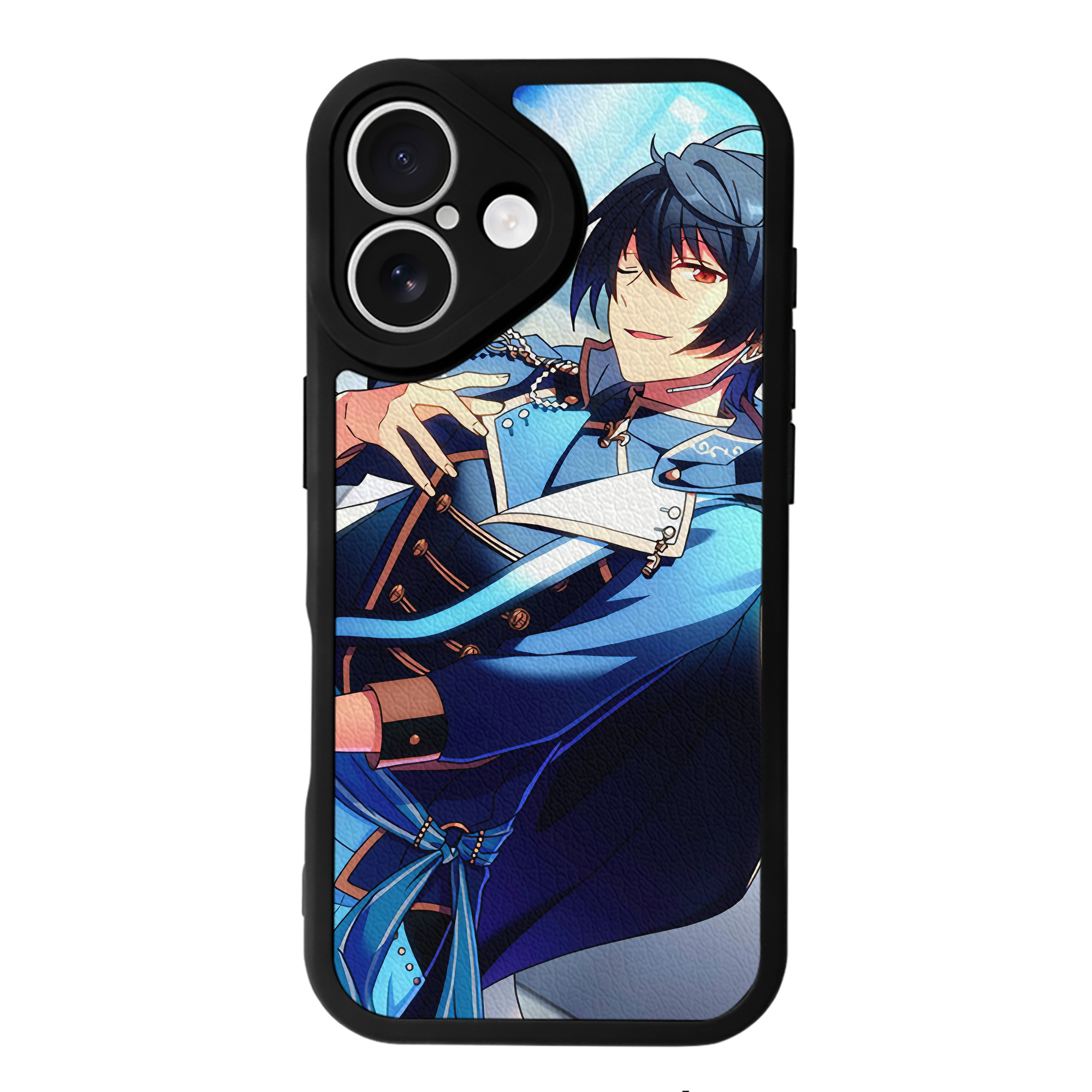 （画像用） あんさんぶるスターズ! Ensemble Stars 【iPhone 16シリーズ対応】シリコンスマホケース（レザー調） 材質：シリコン